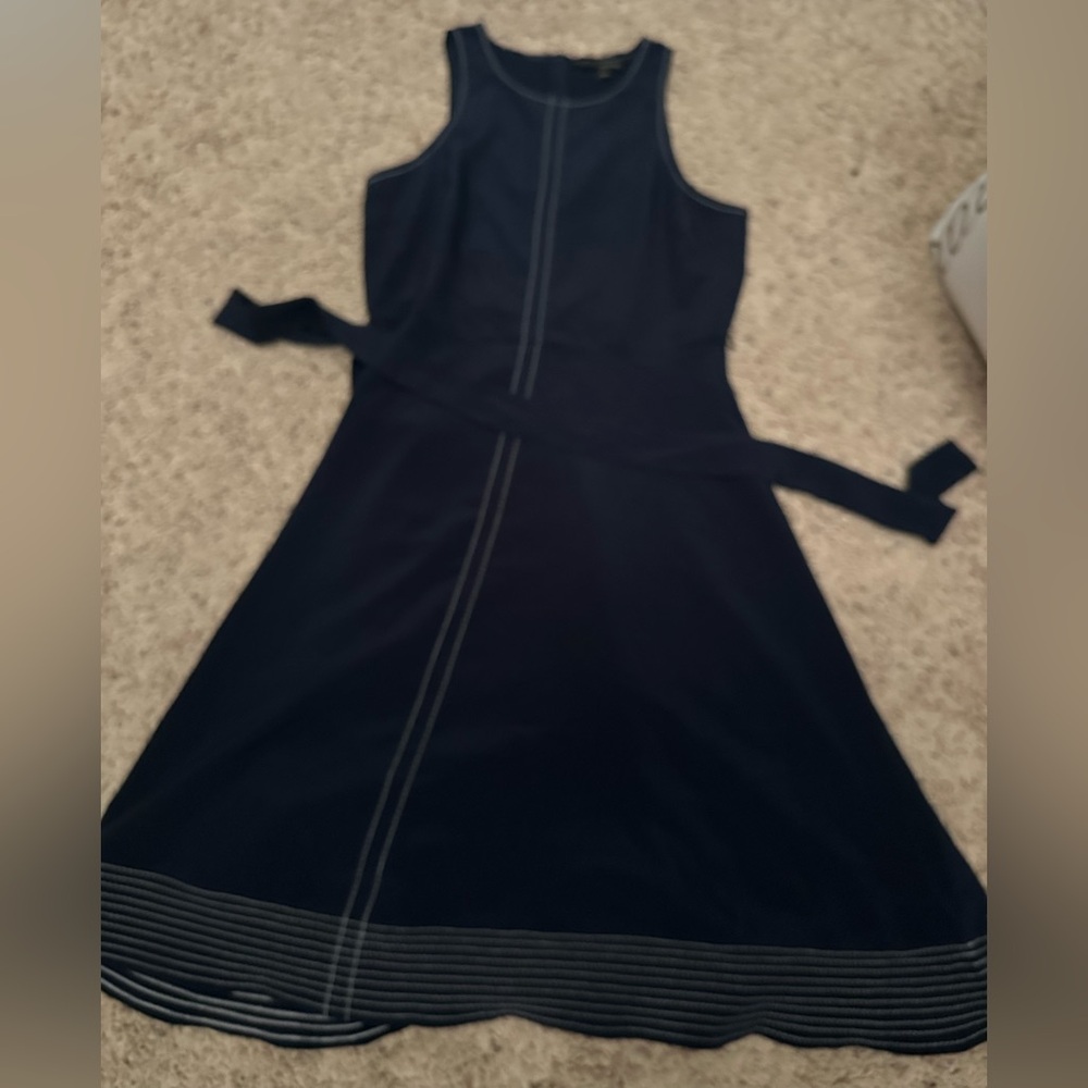 Banana Republic Dark Blue Midi Dress